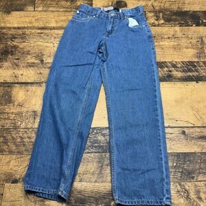 Levi's Silver Tab Stay Loose Jeans Denim Blue Cotton Size‎ 14 Reg